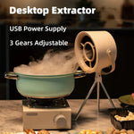 Compact Portable Desktop Kitchen Hood Exhaust Fan | Hadsivo