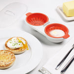 Best Microwave Egg Poacher Double Cup - Easy Hadsivo
