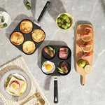 Multi Functional 4 Hole Frying Pan for Easy Breakfasts | Hadsivo